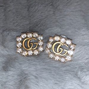 Gucci crystal earrings! Worn once